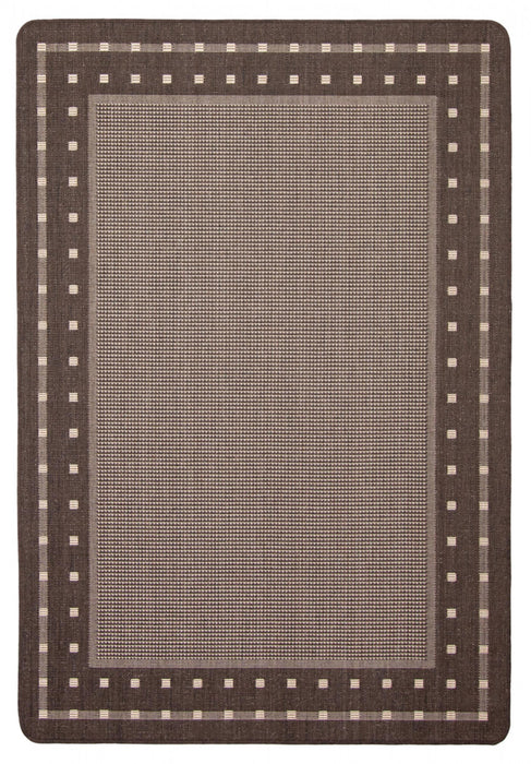 Clementine Chocolate Area Rug - 4'4\" X 6'5\" 