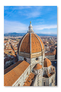 Cathedral Santa Maria Del Fiore 16x24 Wall Art Fabric Panel Without Frame