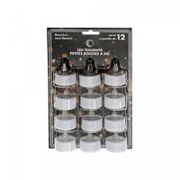 LED 12pk White Tealight Warm Light - Set of 2 Candle