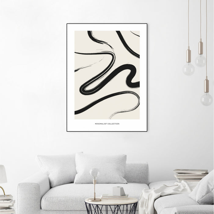 \"Free\" Canvas Framed Black 24x32 Wall Art