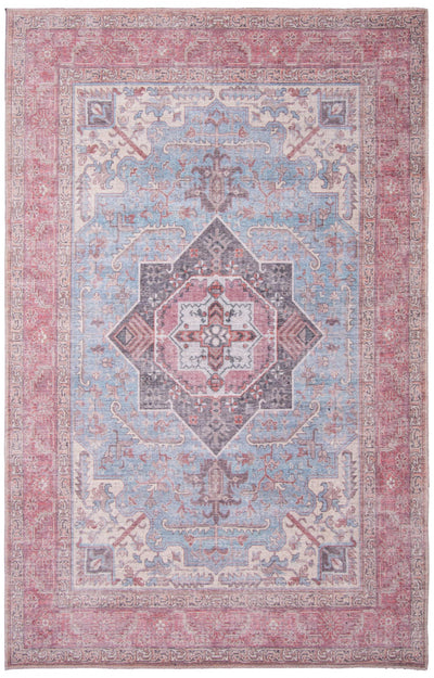 Ophelia Blue Rug 7'10" X 10'0" Area Rug