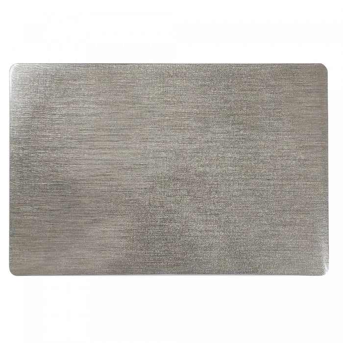 Metallic Plastic Placemat Champagne - Set of 12