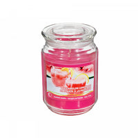 18 Oz Scented Jar with Glass Lid Watermelon Lemonade - Set of 2 Candle