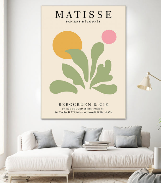 \"Papiers Découpés Ii\" Giant Art 72x54 Wall Art