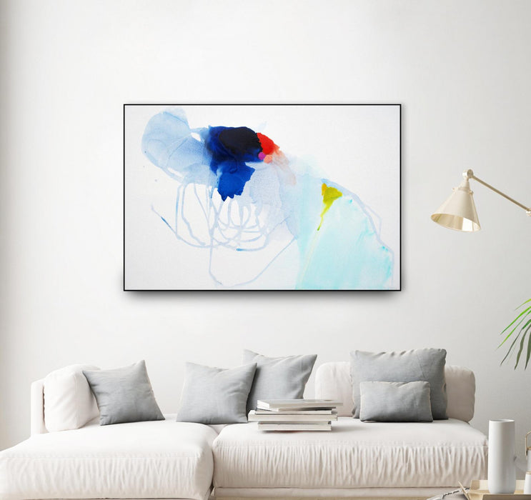 \"Backstage\" Canvas Framed Black 36x24 Wall Art