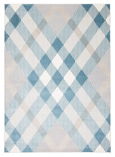 Kors Grey Machine Washable Area Rug - 5'0" x 7'0"