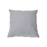 Chambray Cushion with Zipper Light Grey - Set of 2 Cushions