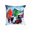 Velvet Cushion Santa's Helpers 18 x 18 - Set of 2