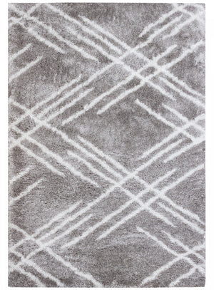 Ker Grey Lines 4x6 Area Rug