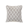 Ribbed Diamond Cushion Taupe - Set of 2