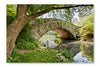 Bridge in Central Park 16x24 Wall Art Fabric Panel Without Frame