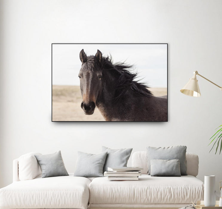 \"I See You\" Canvas Framed Black 36x24 Wall Art