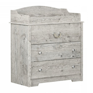 Aviron Narrow Changing Table With Drawers - Seaside Pine