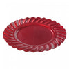 Charger Plate Wavy Red 13\" - Set of 6 Dinnerware