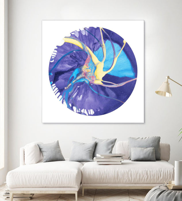 \"Spin Art 26\" Giant Art 72x72 Wall Art