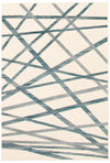 Paulo Ivory-Turquoise Area Rug - 5'3