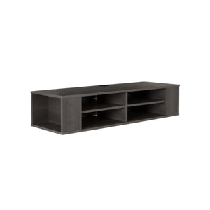 City Life Wall Mounted Media Console - Grey Maple