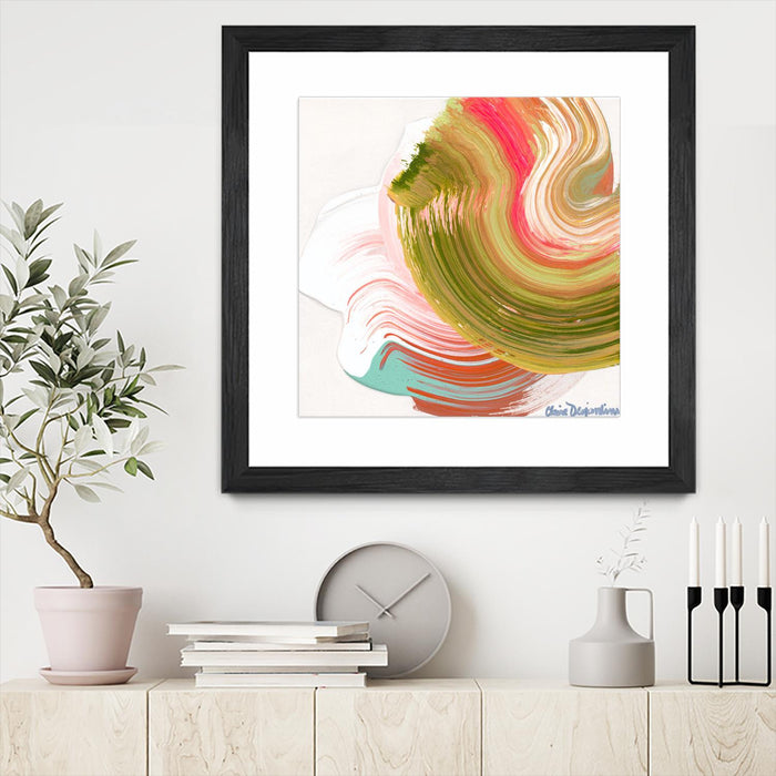 \"Night On The Town\" Matted and Framed Black 36x36 Wall Art