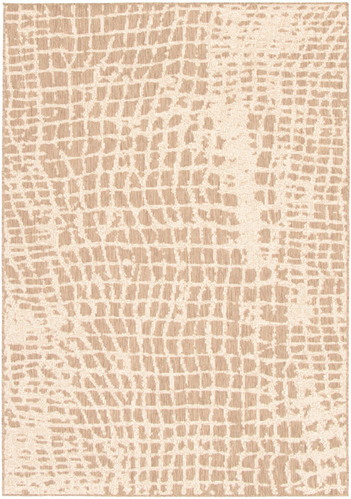 Sadie Safari Taupe-Champagne Area Rug - 3'11\" x 5'7\"
