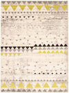 Raja Ivory-Green Area Rug - 3'11\" x 5'7\"