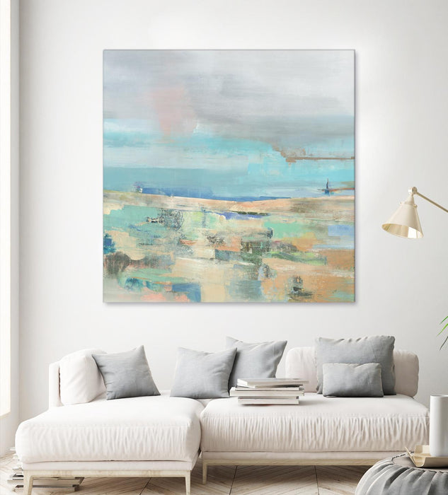 \"Low Tide I\" Giant Art 54x54 Wall Art