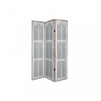 Double Sided Canvas Screen Arched Windowpane