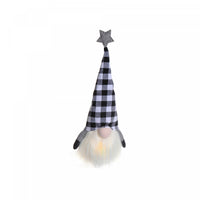 LED White Buffalo Gnome Sitter Figure