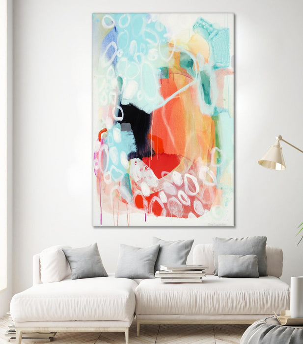 \"Cherry Creamsicle Love\" Giant Art 72x48 Wall Art