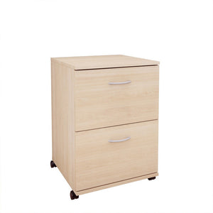 Nordika 2-Drawer Filing Cabinet - Natural Maple