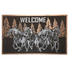 Rubber Running Horses Floormat