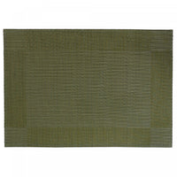 Vinyl Placemat Classic Green - Set of 12