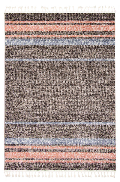 Vera Earth Taupe/Ivory Area Rug - 5'2" x 7'5"
