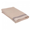 Luxury Stitch Bath Towel 30 x 60 Taupe - Set of 2 Towels