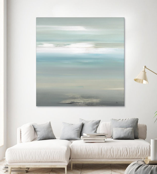 \"A Day By The Water\" Giant Art 54x54 Wall Art