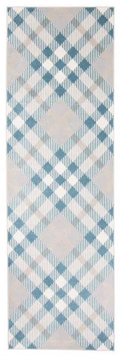Kors Grey Machine Washable Area Rug - 2'6\" x 8'0\"