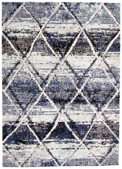 Makondo Abstract Blue Area Rug - 5'3\" x 7'3\"
