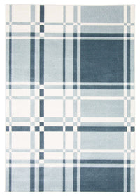 Roma Blue Machine Washable Area Rug - 6'0