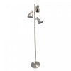 Simple Designs Metal  3-light Tree Floor Lamp, Brushed Nickel Finish