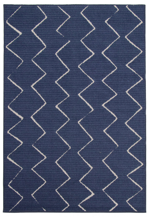 Kimi Blue 4'7\" x 6'7\" Area Rug