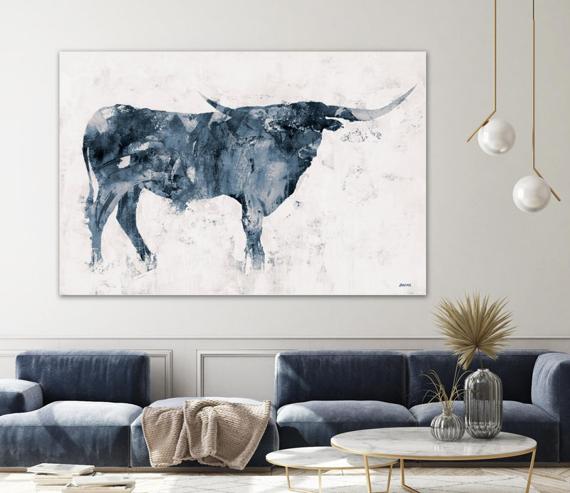 \"Longhorn V2\" Giant Art 84x54 Wall Art