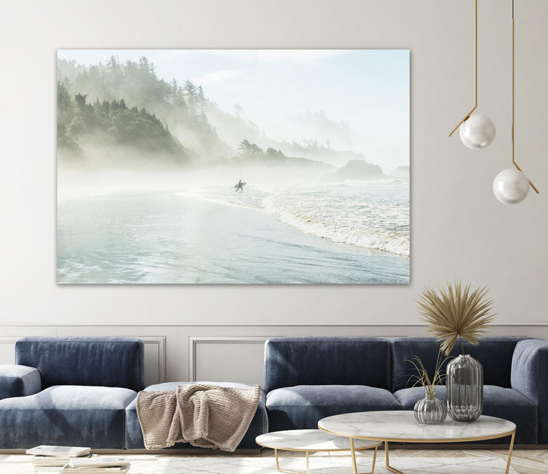 \"Suhrie - Catching The Morning Surf\" Giant Art 84x54 Wall Art