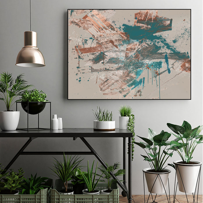 \"Fresh Grind Ii\" Canvas Framed Black 40x30 Wall Art