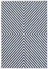 Dodie Blue-Ivory 6'7" x 9'6" Area Rug