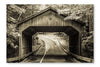 Covered Bridge 16x24 Wall Art Frame And Fabric Panel