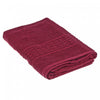 Basketweave Bath Towel 27 x 50 Burgundy - Set of 2 Towels