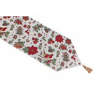 Tapestry Table Runner Holiday Festivities 36