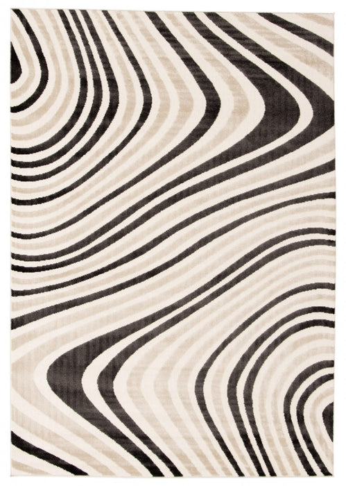 Nikkos Taupe 5'3\" x 7'7\" Area Rug