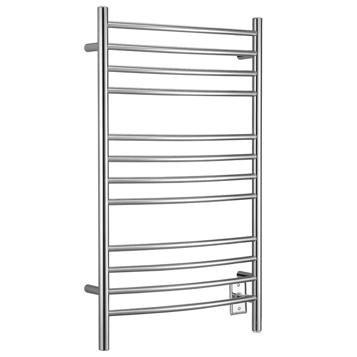 Ancona Lustra Dual 12 Curved-Bar Hardwired and Plug-In Towel Warmer - AN-5342