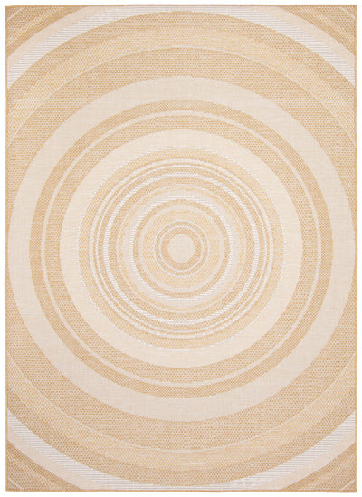 Neisha Modern Gold Rug 6'7" X 9'6" Area Rug