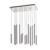 Galiano 14-Light Silver Ceiling Light